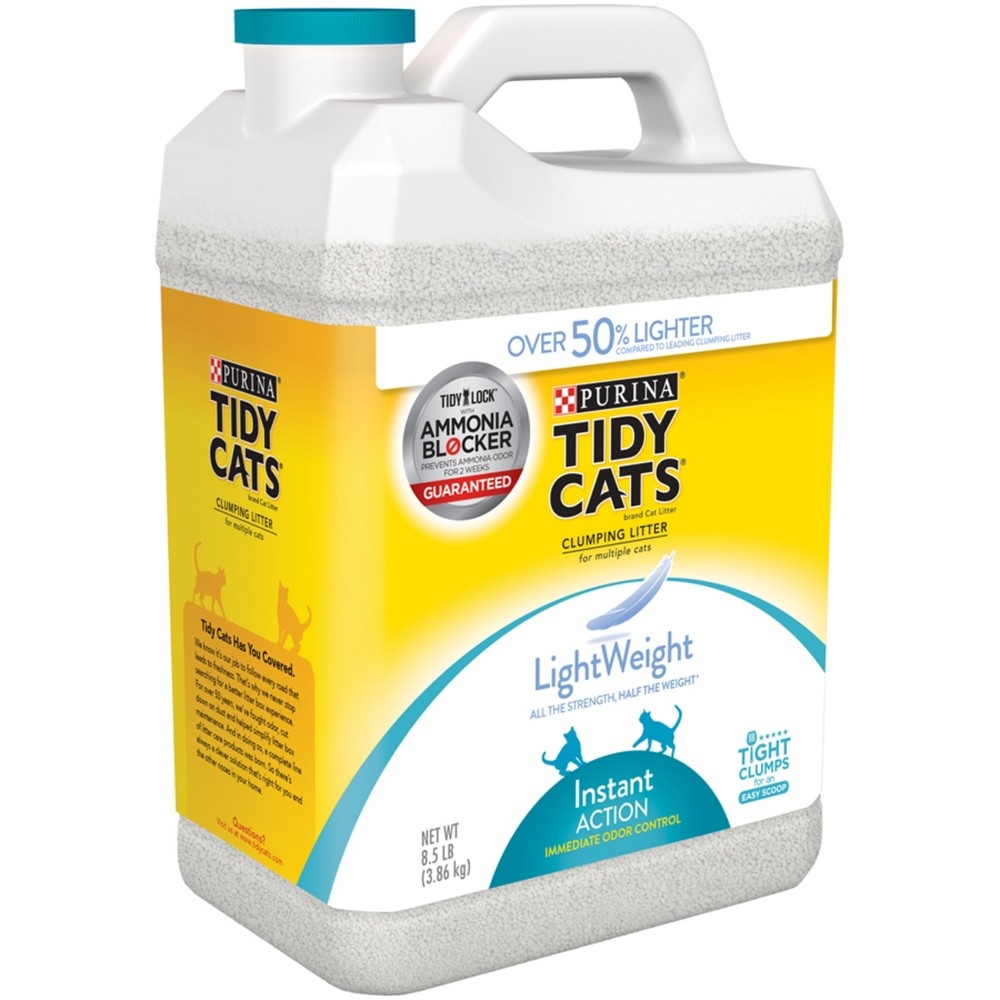 slide 4 of 5, Tidy Cats Lightweight Instant Action Cat Litter, 8.5 lb