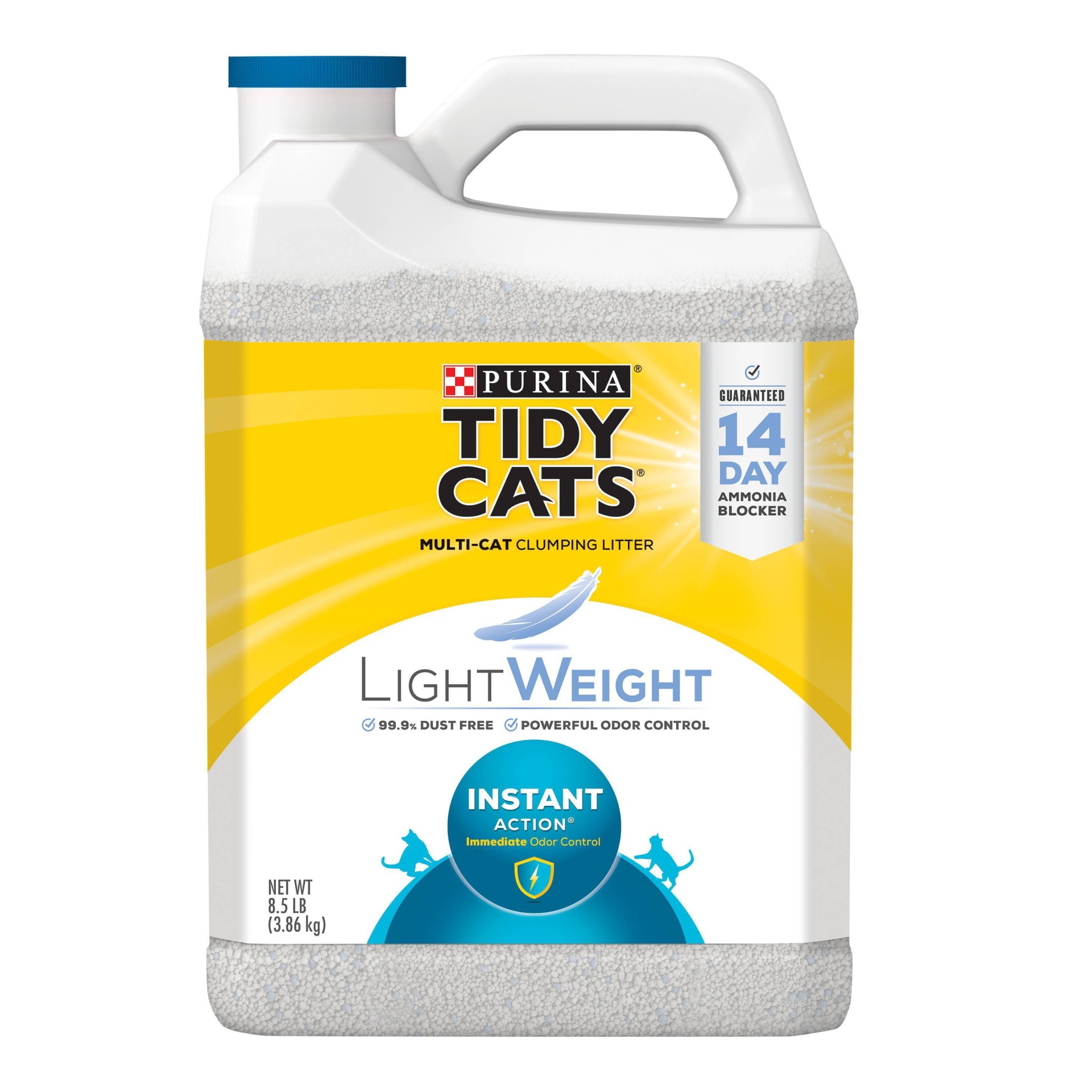 slide 1 of 5, Tidy Cats Lightweight Instant Action Cat Litter, 8.5 lb