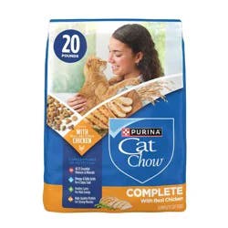 Purina Cat Chow Complete Chicken Flavor Dry Cat Food - 20lbs