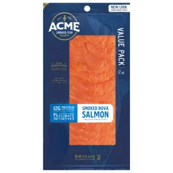 Acme Pre-Sliced Smoked Nova Salmon