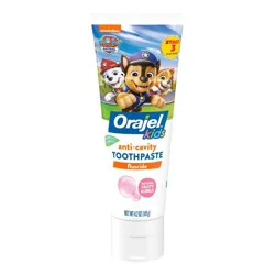 Orajel Kids Paw Patrol Anticavity Fluoride Toothpaste - Fruity Bubble - 4.2oz