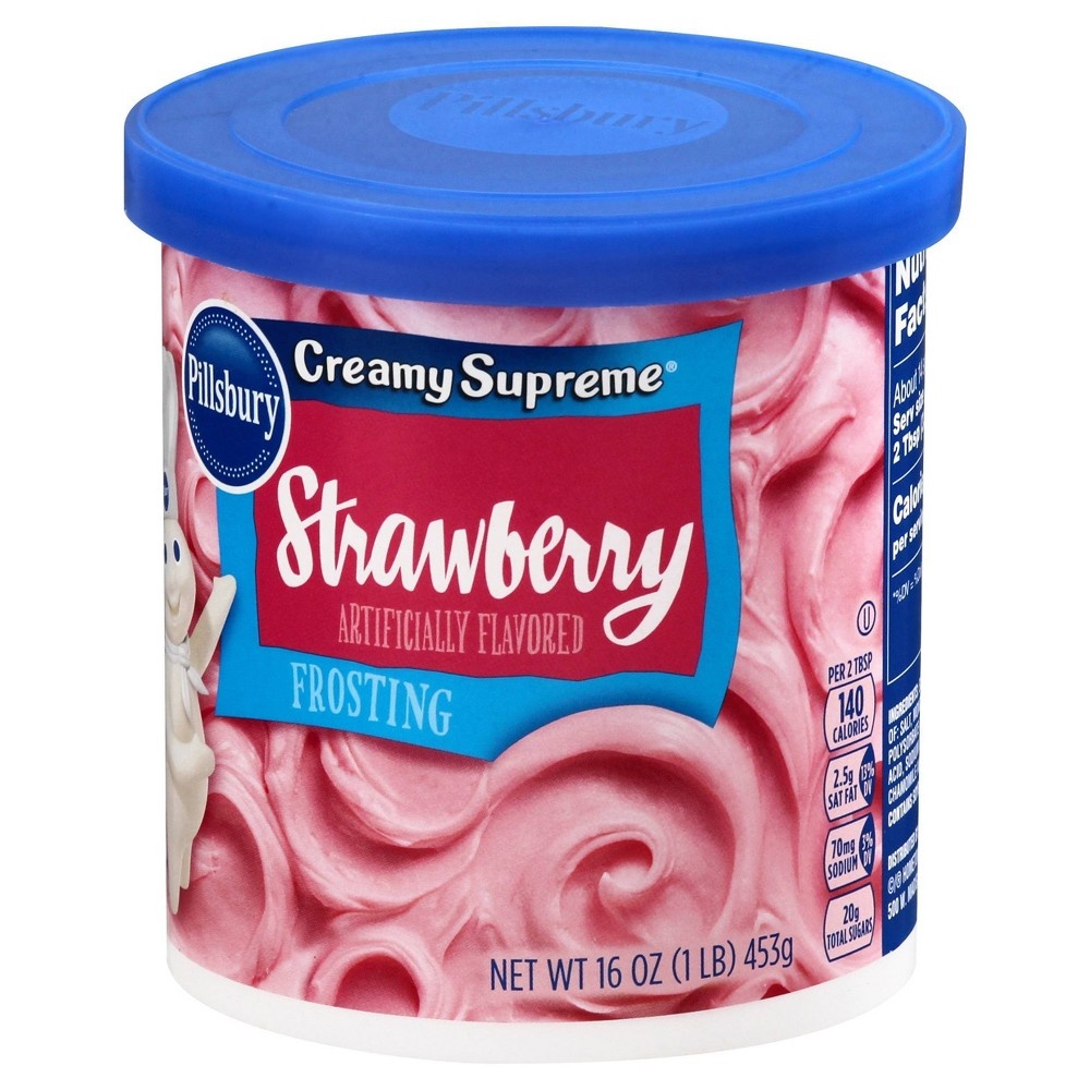 slide 2 of 5, Pillsbury Baking Srawberry Supreme Frosting, 16 oz