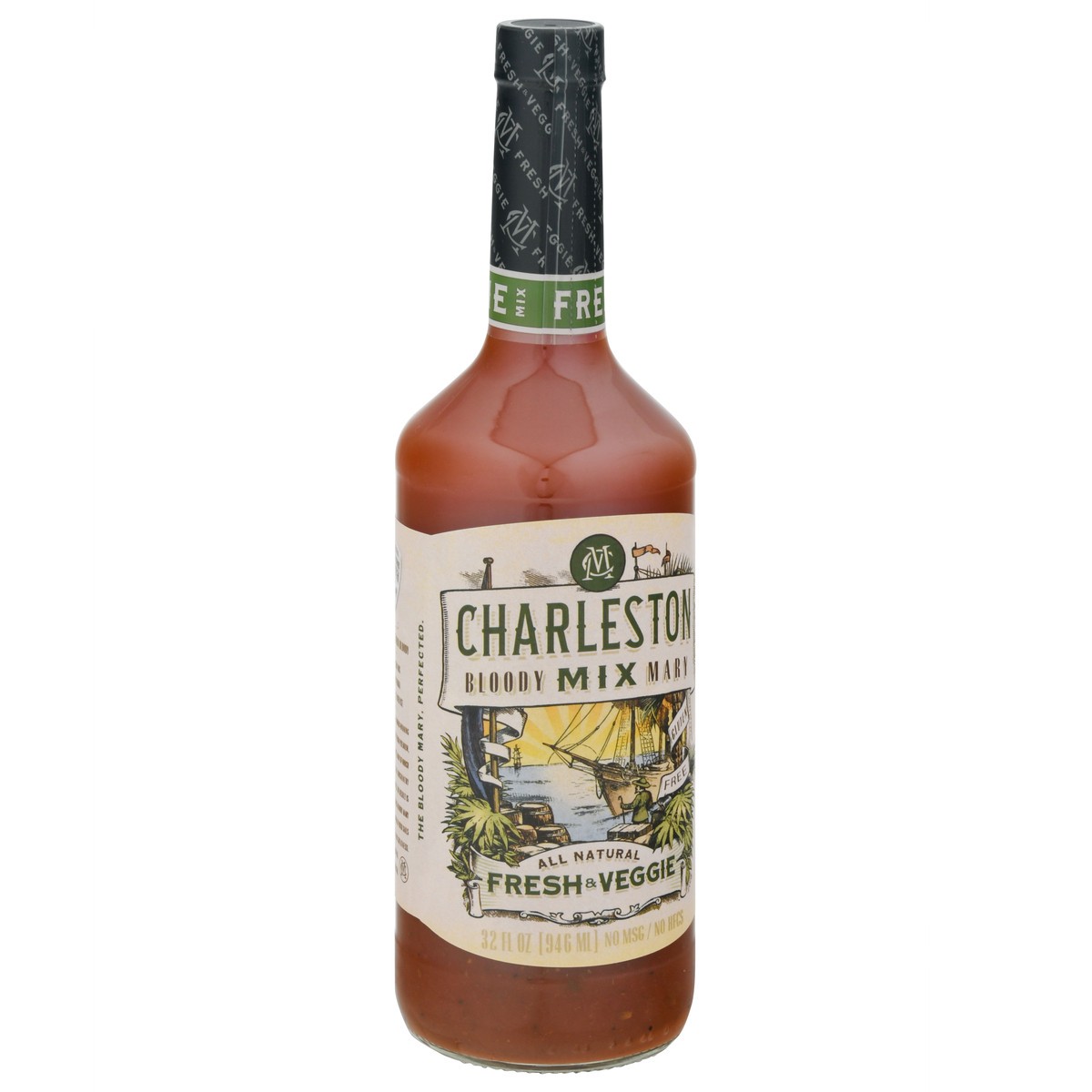 slide 9 of 11, Charleston Mix Fresh & Veggie Bloody Mary Mix 32 fl oz, 32 fl oz