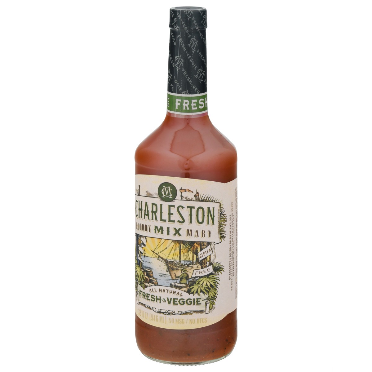 slide 6 of 11, Charleston Mix Fresh & Veggie Bloody Mary Mix 32 fl oz, 32 fl oz