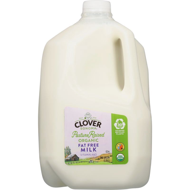 slide 2 of 5, Clover Sonoma Skim Milk - 1gal, 1 gal