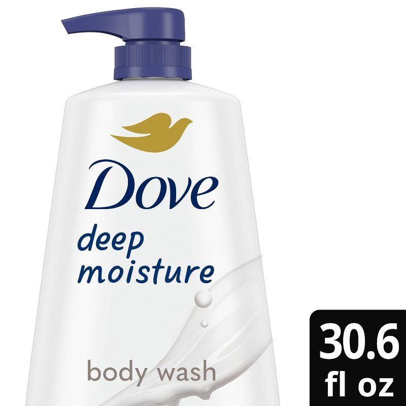 slide 1 of 9, Dove Beauty Deep Moisture Nourishes the Driest Skin Body Wash Pump - 30.6 fl oz, 30.6 fl oz