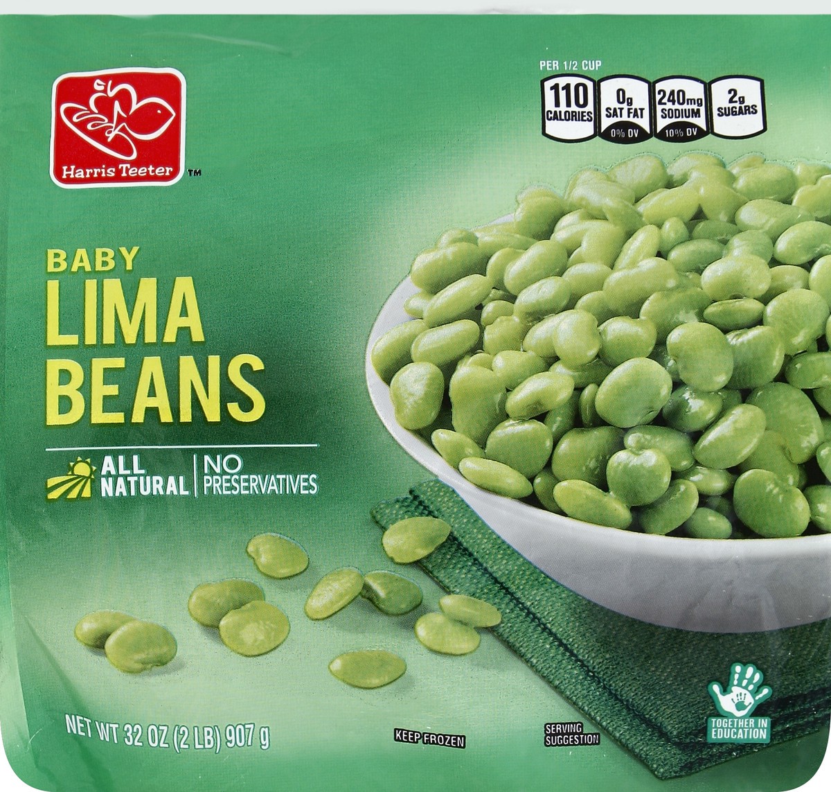 slide 2 of 5, Harris Teeter Baby Lima Beans, 32 oz