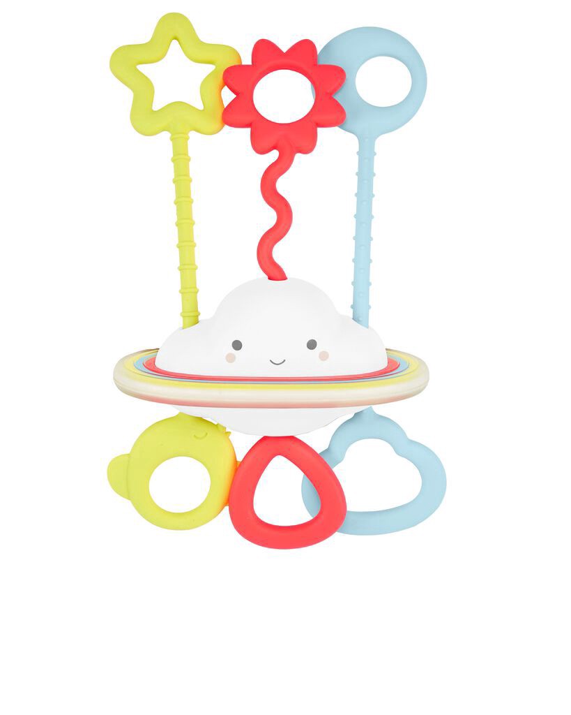 slide 2 of 2, Skiphop Silver Lining Cloud Pull & Play Baby Sensory Toy Multi NS, 1 ct