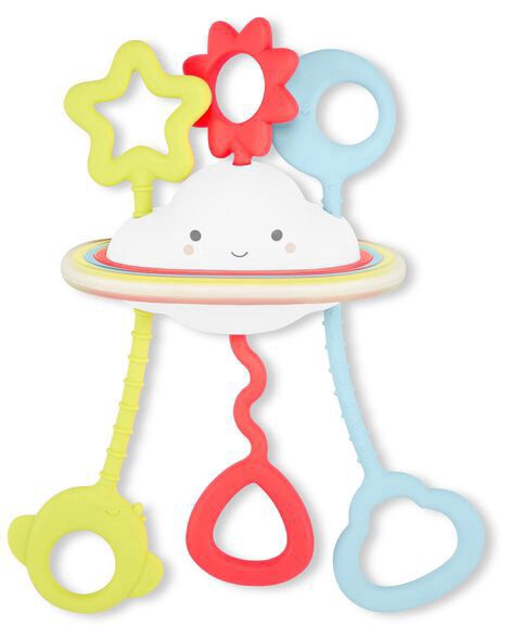 slide 1 of 2, Skiphop Silver Lining Cloud Pull & Play Baby Sensory Toy Multi NS, 1 ct