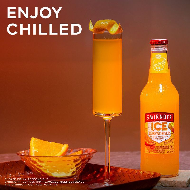 slide 5 of 11, Smirnoff Ice Screwdriver - 6pk/11.2 fl oz Bottles, 6 ct; 11.2 fl oz