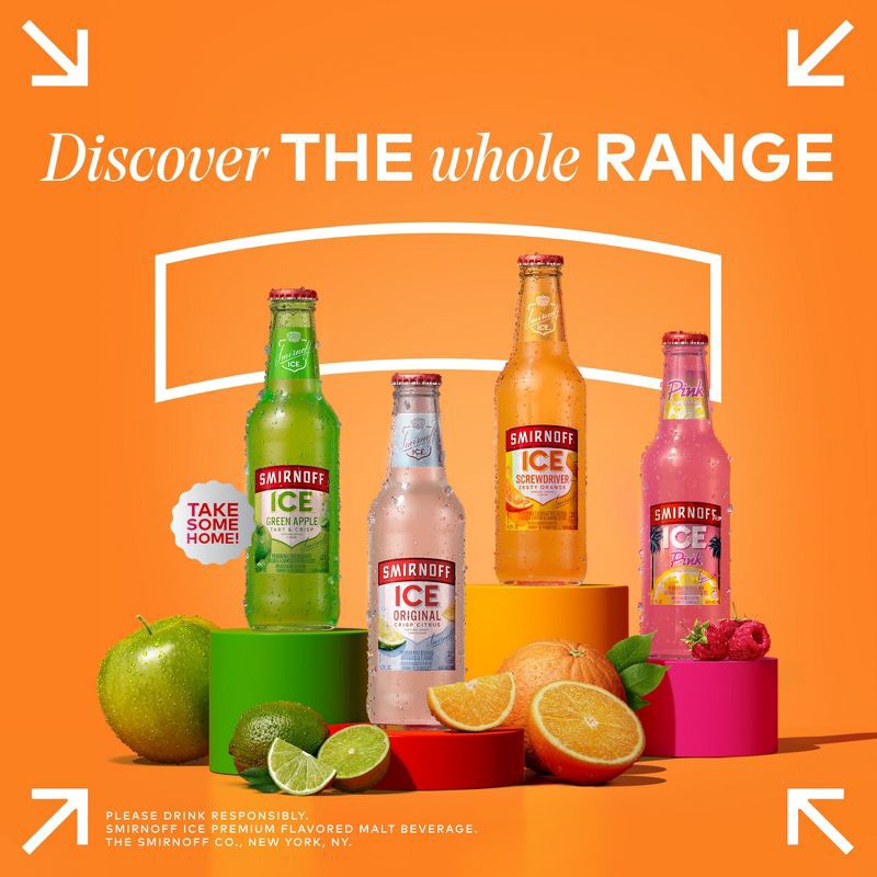 slide 6 of 11, Smirnoff Ice Screwdriver - 6pk/11.2 fl oz Bottles, 6 ct; 11.2 fl oz