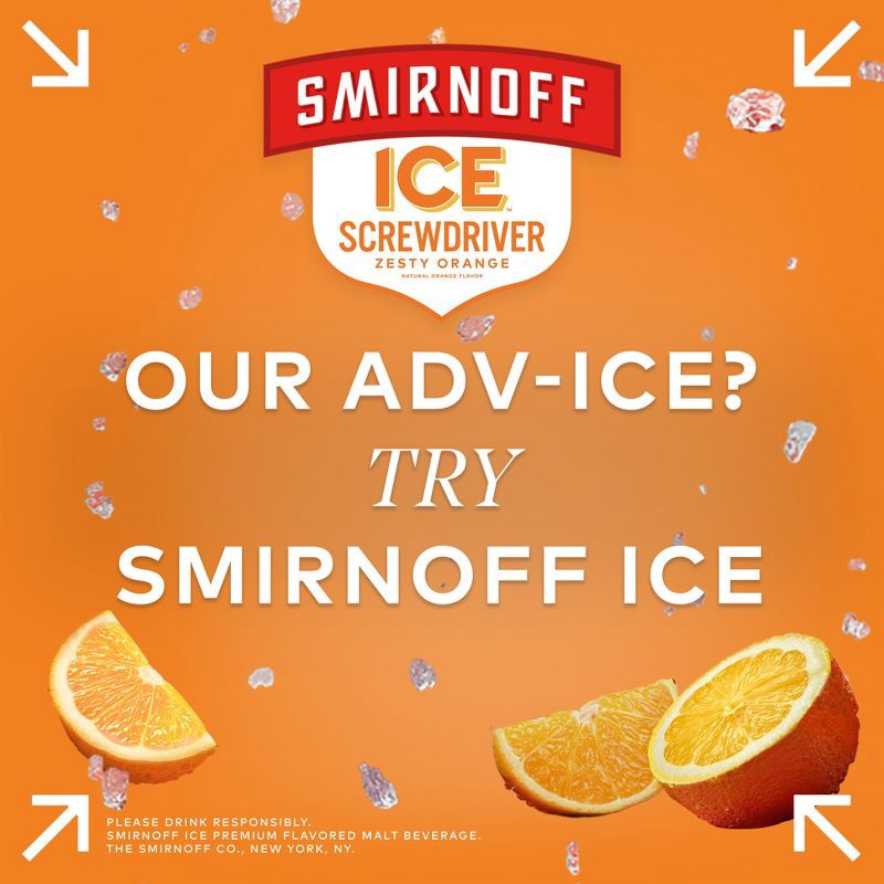slide 7 of 11, Smirnoff Ice Screwdriver - 6pk/11.2 fl oz Bottles, 6 ct; 11.2 fl oz