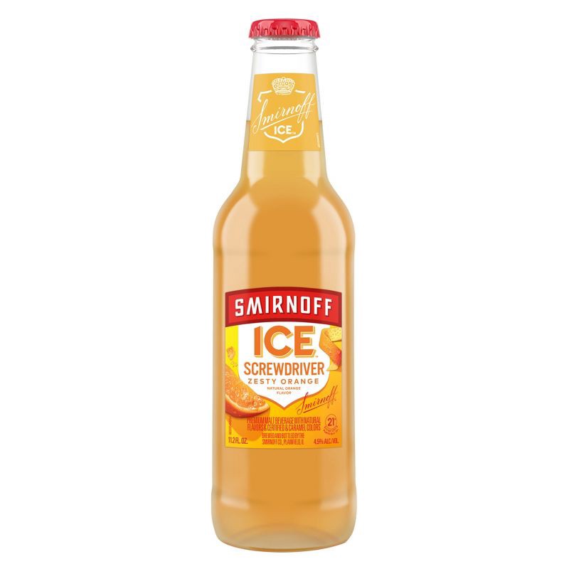 slide 9 of 11, Smirnoff Ice Screwdriver - 6pk/11.2 fl oz Bottles, 6 ct; 11.2 fl oz