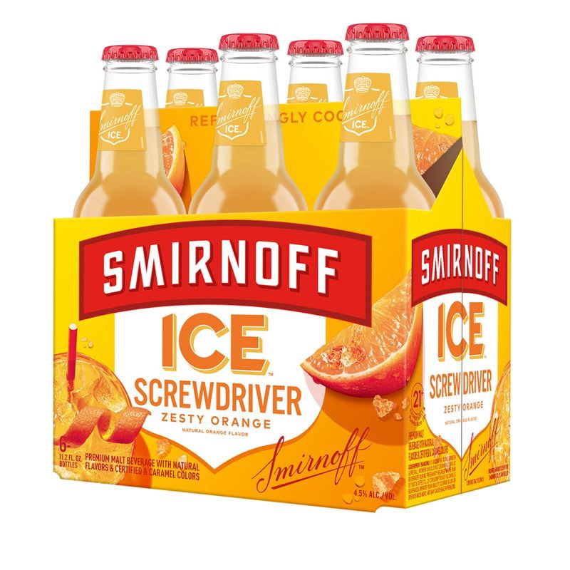 slide 11 of 11, Smirnoff Ice Screwdriver - 6pk/11.2 fl oz Bottles, 6 ct; 11.2 fl oz