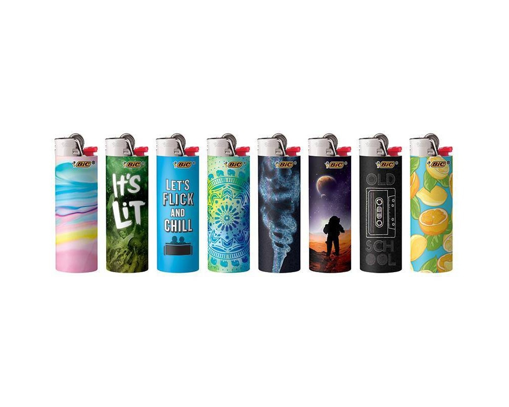 slide 2 of 7, BIC 4ct Special Edition Lighters, 4 ct