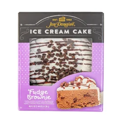 8" Fudge Brownie Ice Cream Cake