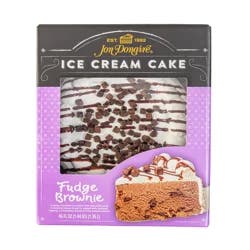 8" Fudge Brownie Ice Cream Cake