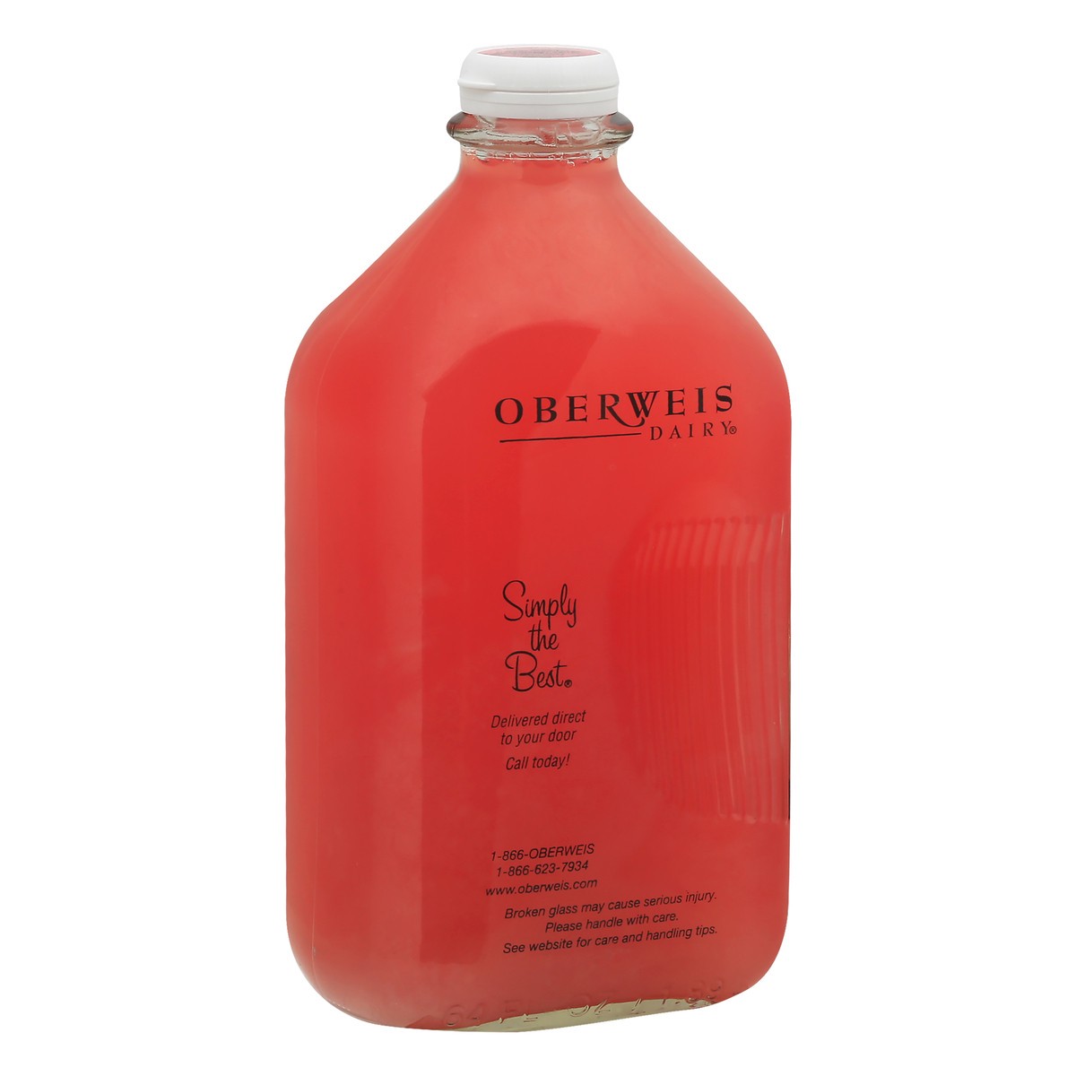 slide 8 of 11, Oberweis Raspberry Lemonade, 64 fl oz