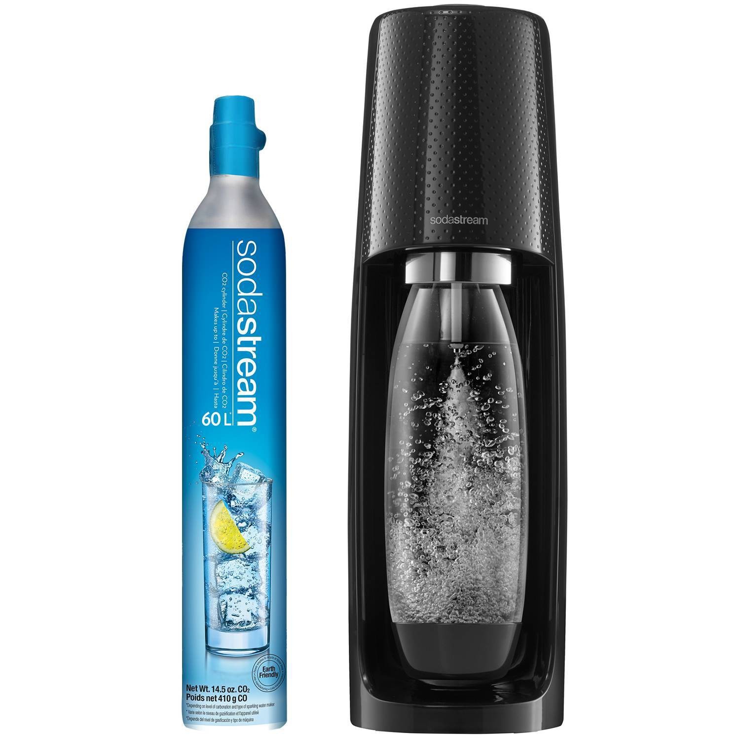 slide 1 of 8, SodaStream Fizzi Sparkling Water Maker Black, 1 ct