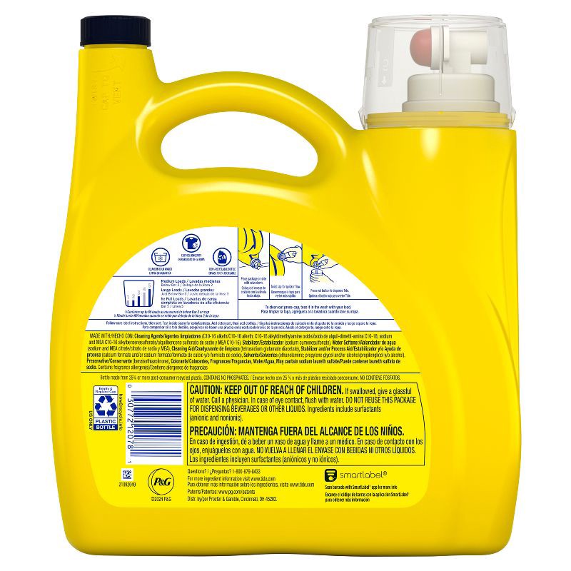 slide 10 of 10, Tide Simply Refreshing Breeze Clean & Fresh HE Liquid Laundry Detergent 89 Loads - 117 fl oz, 117 fl oz