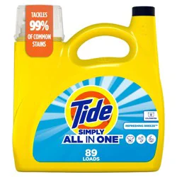 Tide Simply Refreshing Breeze Clean & Fresh HE Liquid Laundry Detergent 89 Loads - 117 fl oz