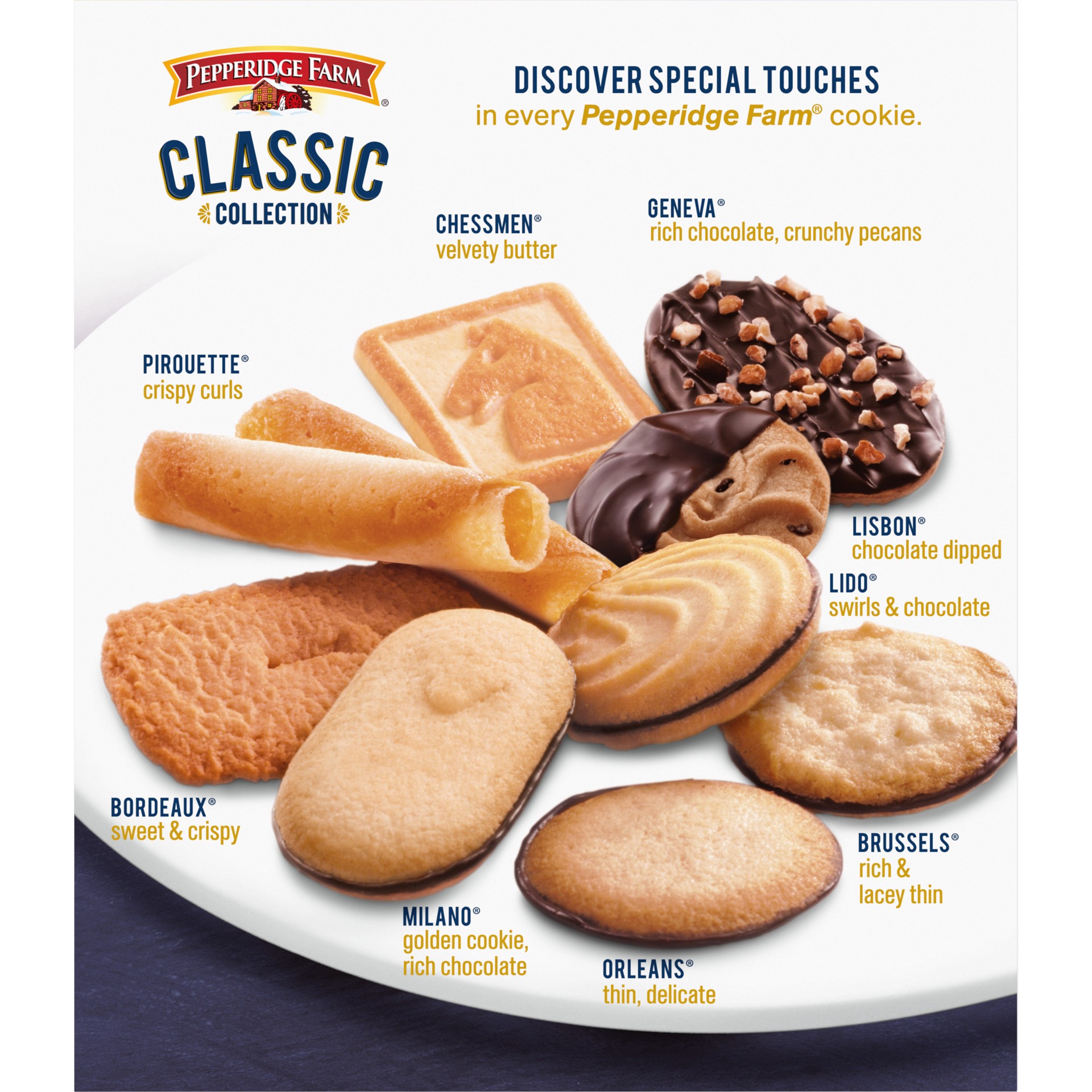 slide 3 of 5, Pepperidge Farm Classic Collection Cookies, 13.25 oz