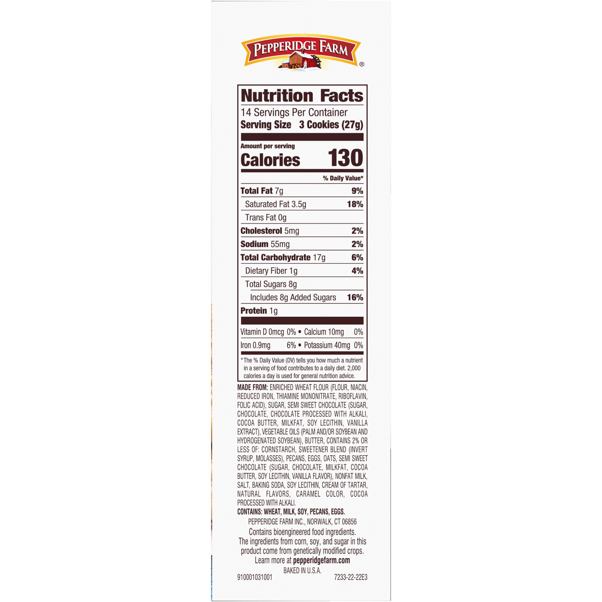 slide 5 of 5, Pepperidge Farm Classic Collection Cookies, 13.25 oz