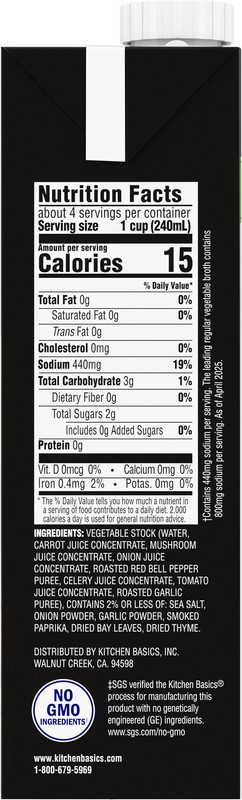 slide 2 of 5, Kitchen Basics Roasted Vegetable & Herb Culinary Stock 32 oz, 32 oz