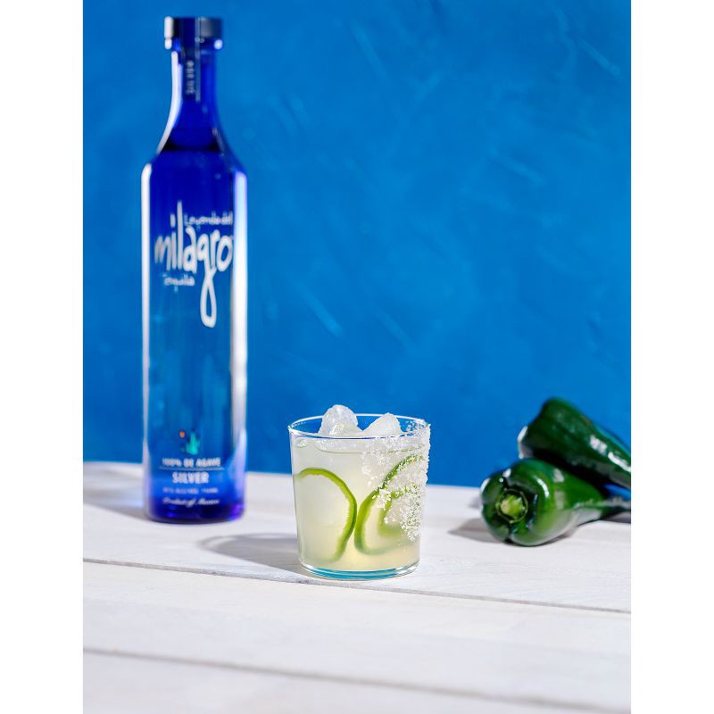 slide 5 of 9, Milagro Silver Tequila - 750ml Bottle, 750 ml