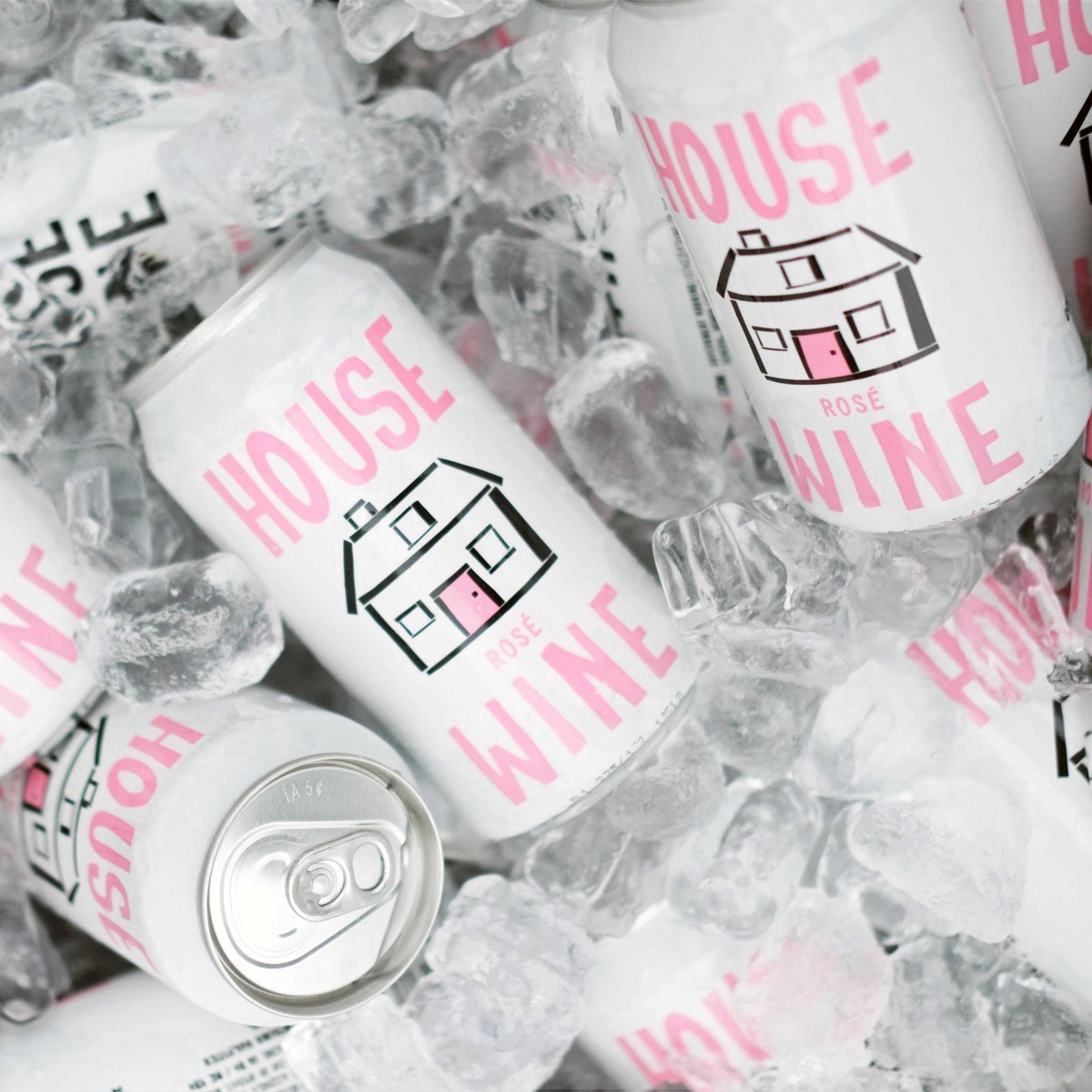 slide 4 of 14, House Wines Rose Wine - 355ml Can, 355 ml