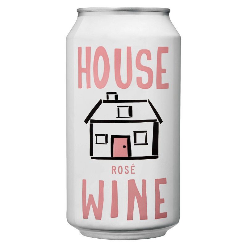 slide 1 of 14, House Wines Rose Wine - 355ml Can, 355 ml