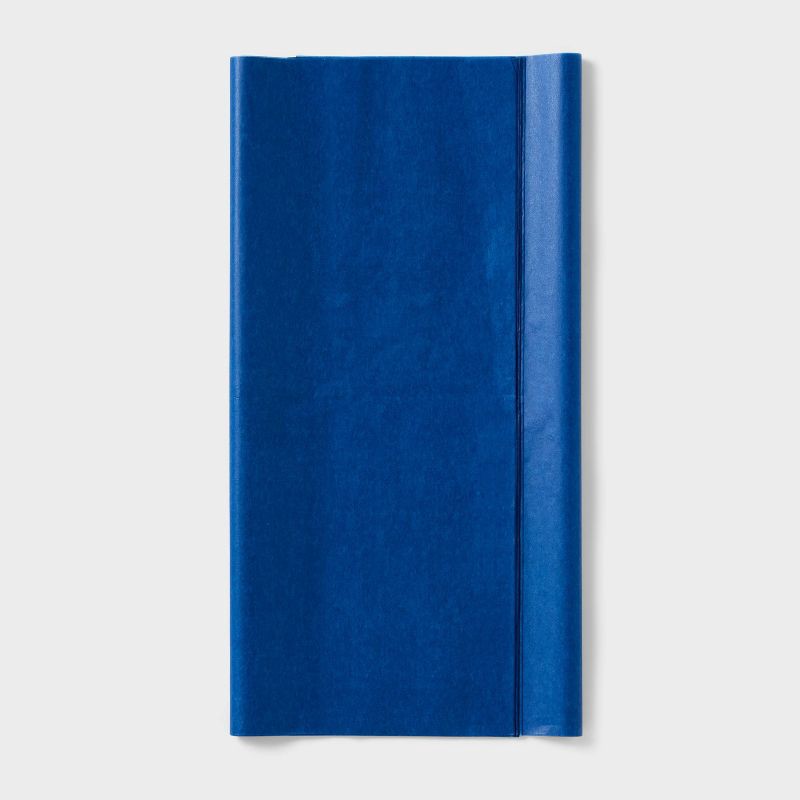 slide 1 of 3, 8ct Tissue Paper Blue - Spritz™: Gift Packaging Accessories, Solid Pattern, Fall Season, 16.5" x 24", 8 ct
