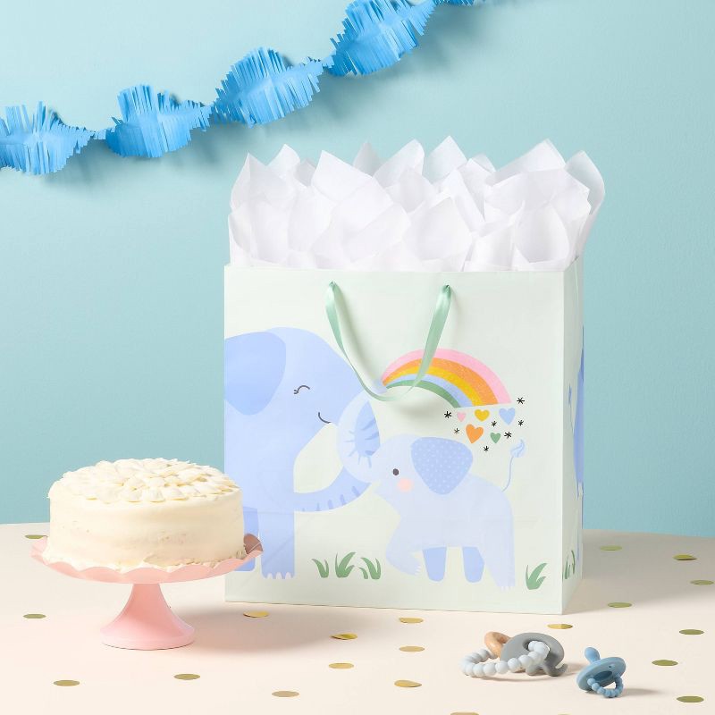 slide 2 of 3, 25ct Tissue Paper White - Spritz™: Gift Packaging Accessories, Solid Pattern, Fall & Easter, 16.5" x 24", 25 ct