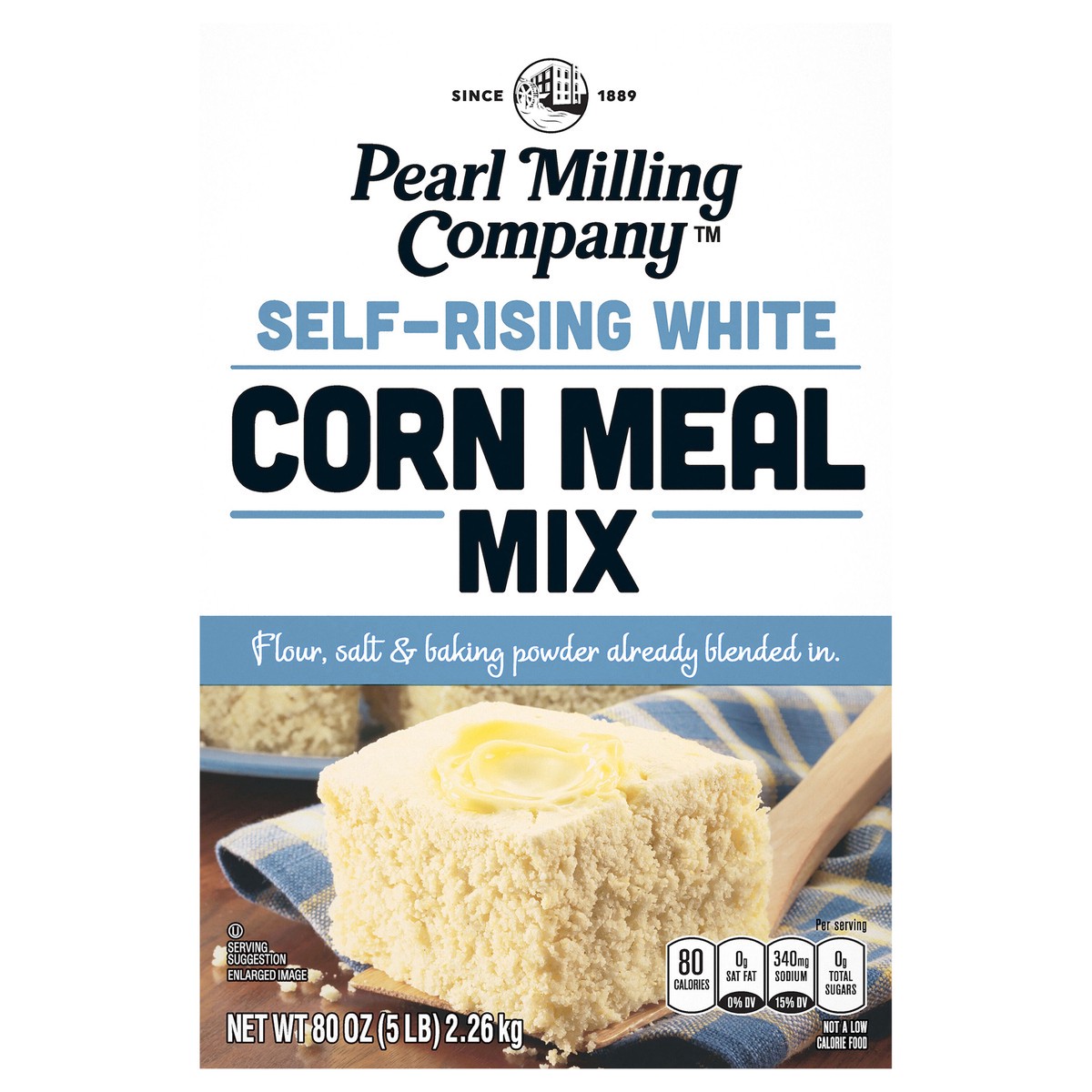 slide 5 of 12, Pearl Milling Company Self Raising White Corn Meal Mix - 80 oz, 80 oz