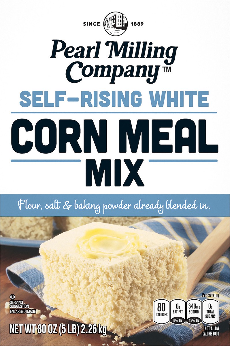 slide 8 of 12, Pearl Milling Company Self Raising White Corn Meal Mix - 80 oz, 80 oz