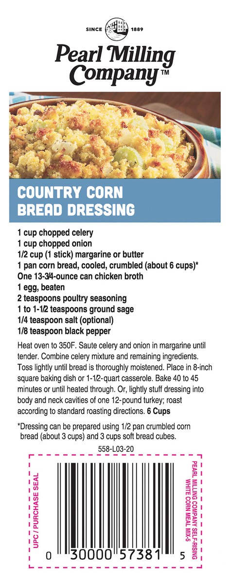 slide 3 of 12, Pearl Milling Company Self Raising White Corn Meal Mix - 80 oz, 80 oz