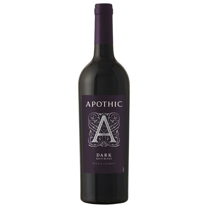 slide 1 of 6, Apothic Dark Red Blend Red Wine - 750ml Bottle, 750 ml