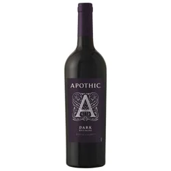 Apothic Dark Red Blend Red Wine - 750ml Bottle
