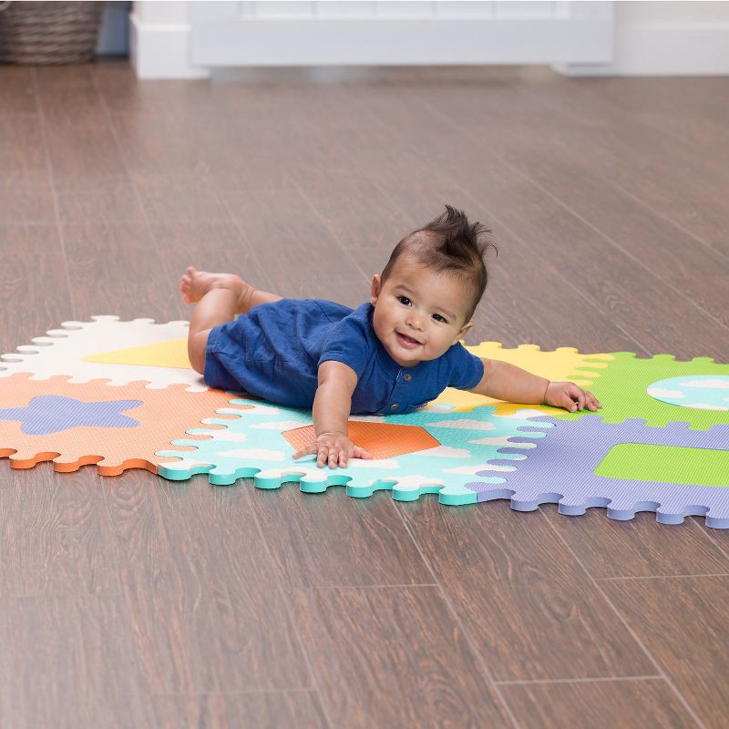 slide 3 of 7, Infantino Go gaga! Soft Foam Puzzle Mat, 1 ct