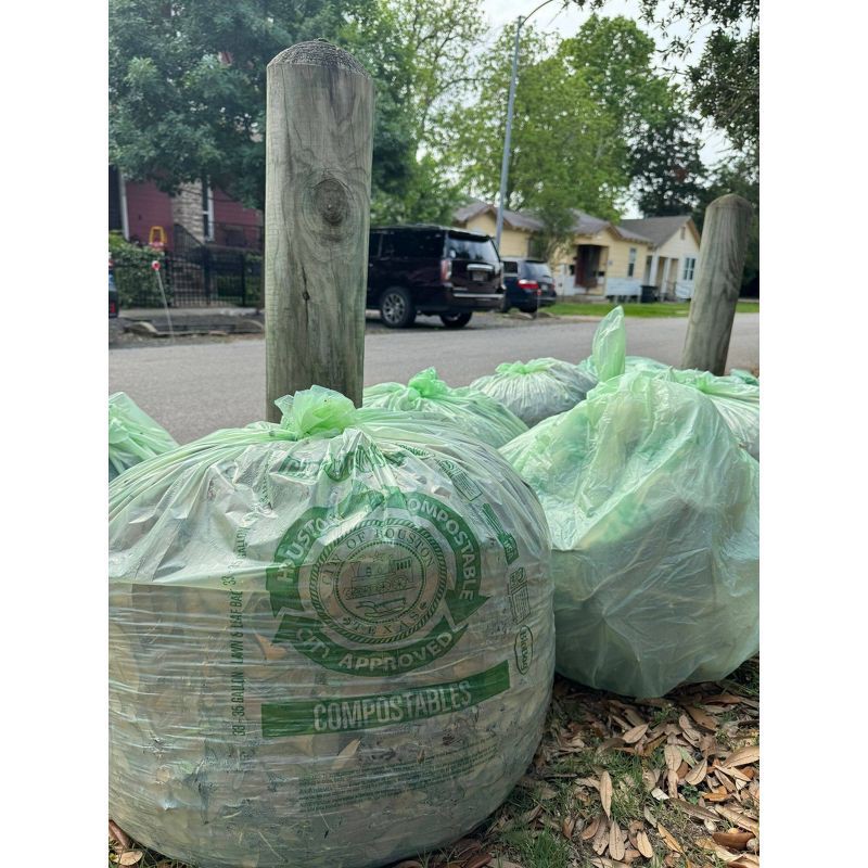 slide 2 of 4, BioBag Compostable Lawn & Leaf Trash Bags - 33 Gallon - 10ct, 33 gal, 10 ct