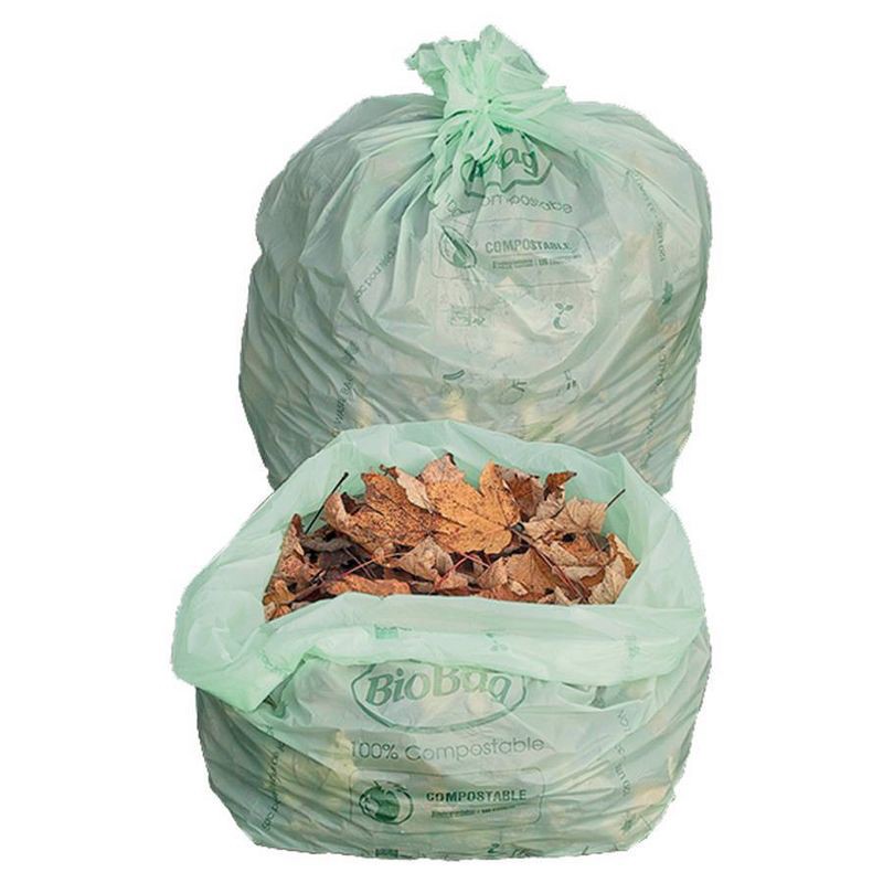 slide 4 of 4, BioBag Compostable Lawn & Leaf Trash Bags - 33 Gallon - 10ct, 33 gal, 10 ct