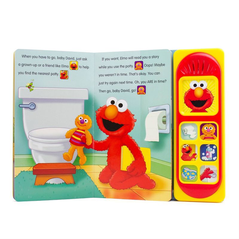 slide 2 of 9, Sesame Street Potty Time with Elmo Sound Book - by Kelli Kaufmann (Board Book), 1 ct