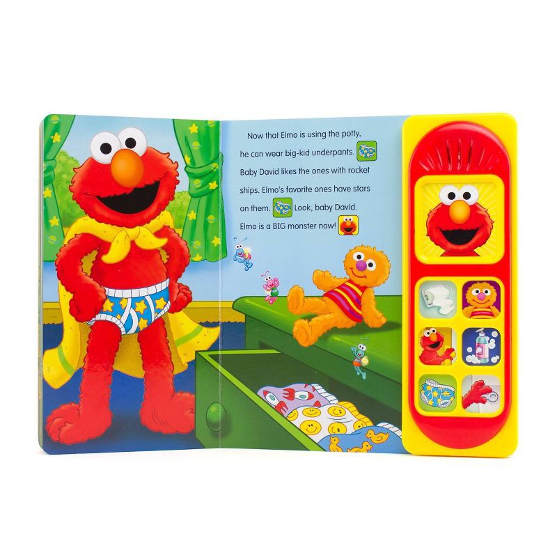 slide 3 of 9, Sesame Street Potty Time with Elmo Sound Book - by Kelli Kaufmann (Board Book), 1 ct