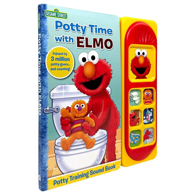 slide 5 of 9, Sesame Street Potty Time with Elmo Sound Book - by Kelli Kaufmann (Board Book), 1 ct