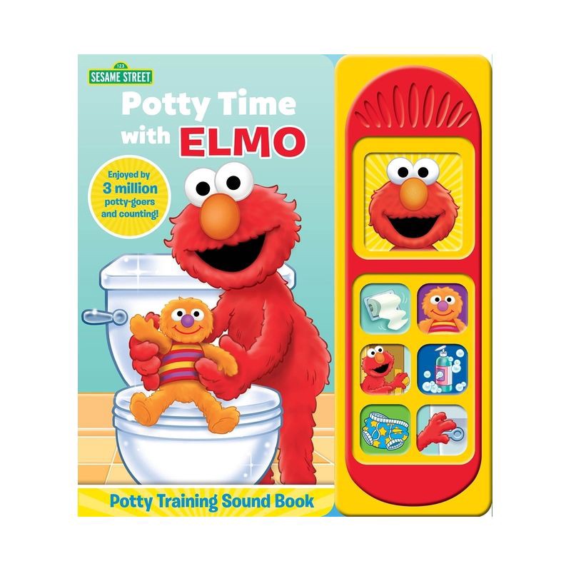 slide 1 of 10, Sesame Street: Potty Time with Elmo Sound Board Book, 1 ct
