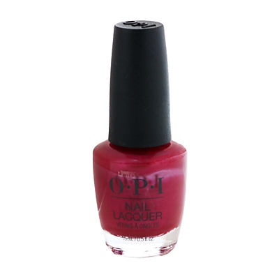 slide 1 of 1, OPI Merry In Cranberry Nail Lacquer, 0.5 oz