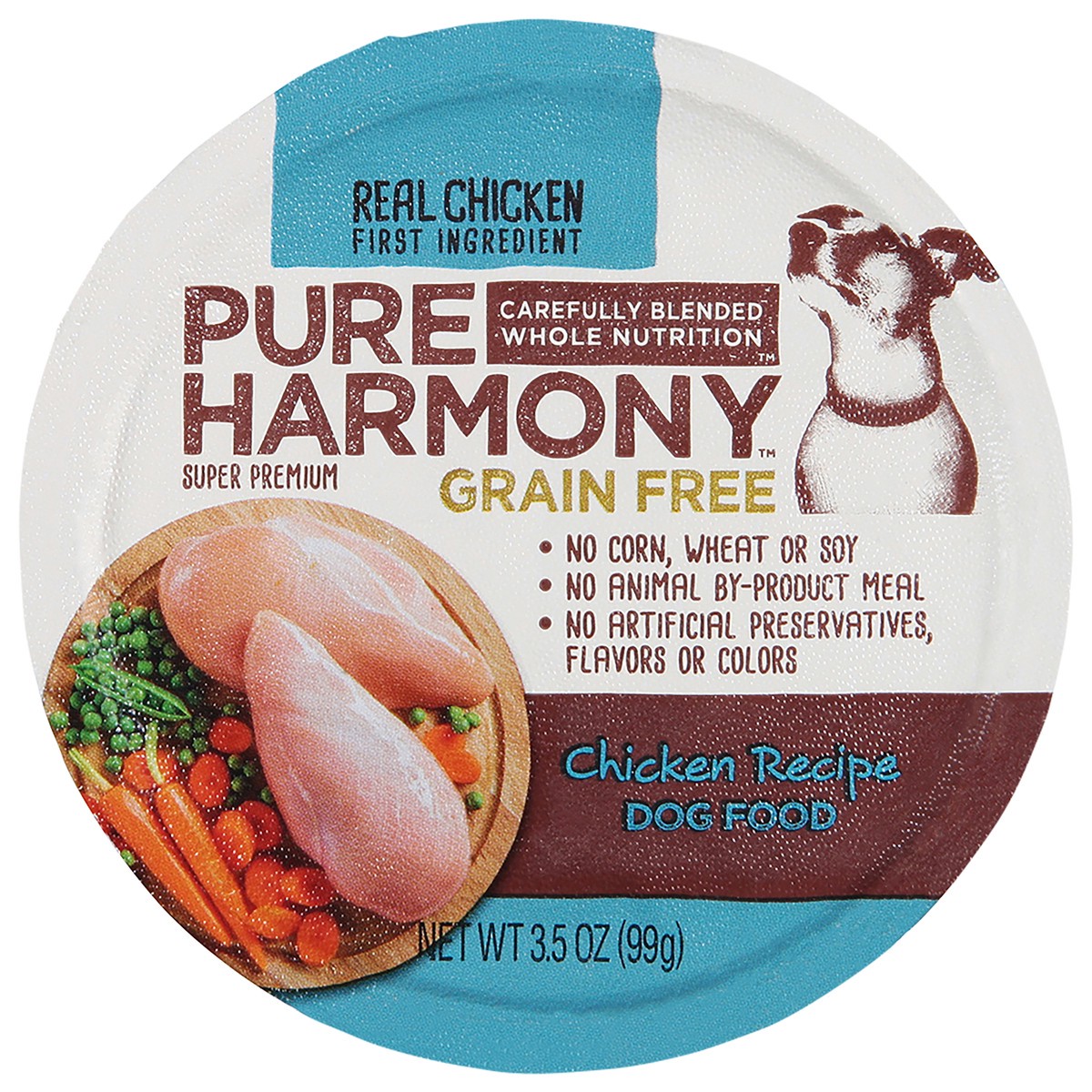 slide 1 of 1, Pure Harmony Dog Food Grain Free Dog Food - Chicken, 3.5 oz