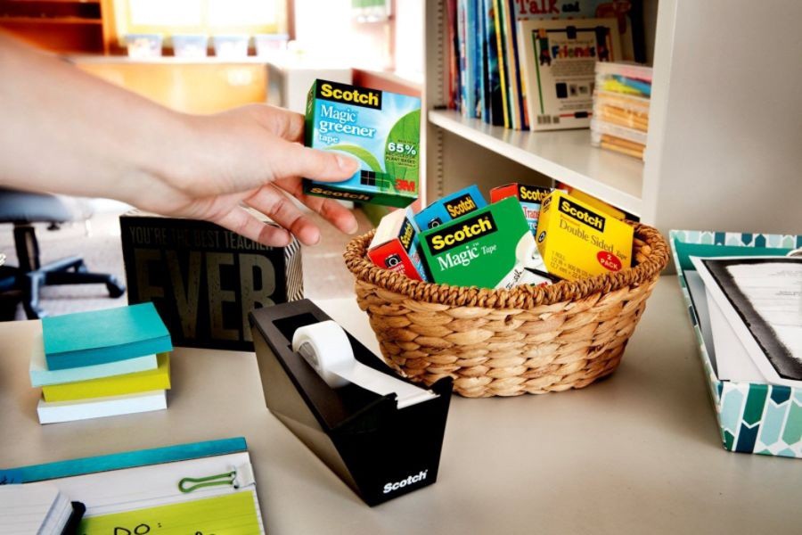 slide 8 of 9, Scotch Magic Greener Tape, 3 ct; 3/4 in x 900 in