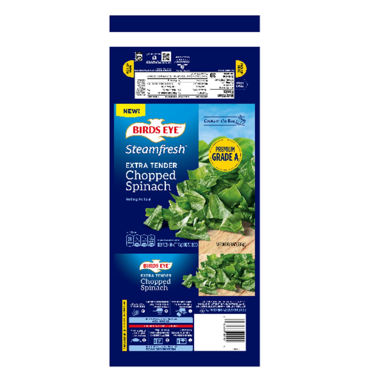 slide 3 of 13, Birds Eye Extra Tender Chopped Spinach Frozen Vegetables, 10.8 oz., 10.8 oz