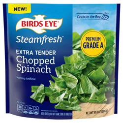 Birds Eye Extra Tender Chopped Spinach Frozen Vegetables, 10.8 oz.